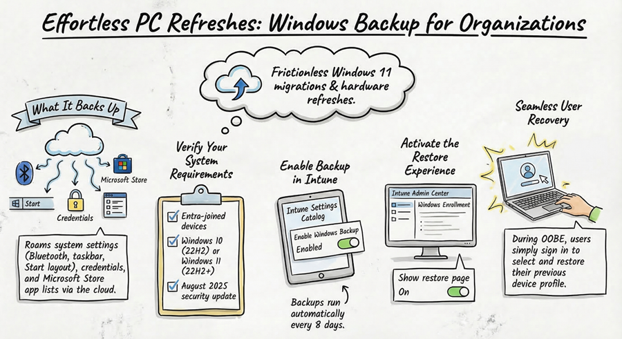 Get started with Windows Backup for Organizations